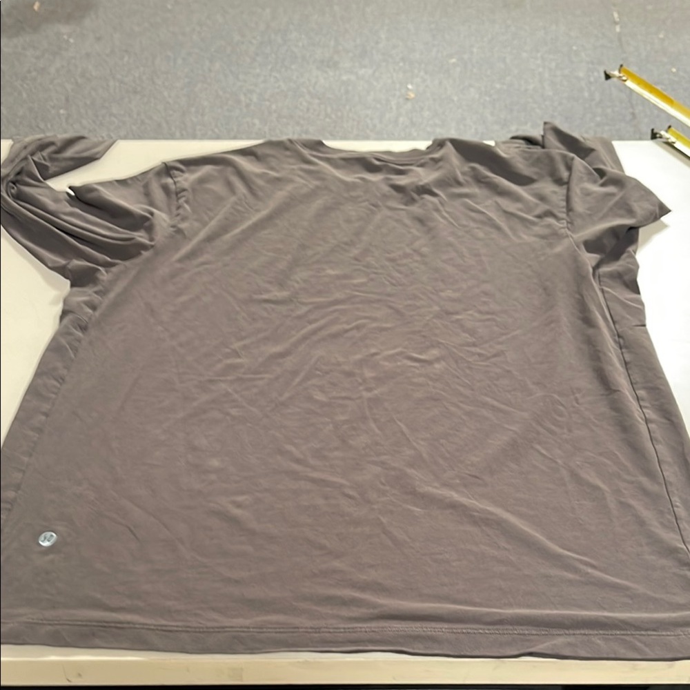 Metal or charcoal Color Men's Dark Gray LS Shirt